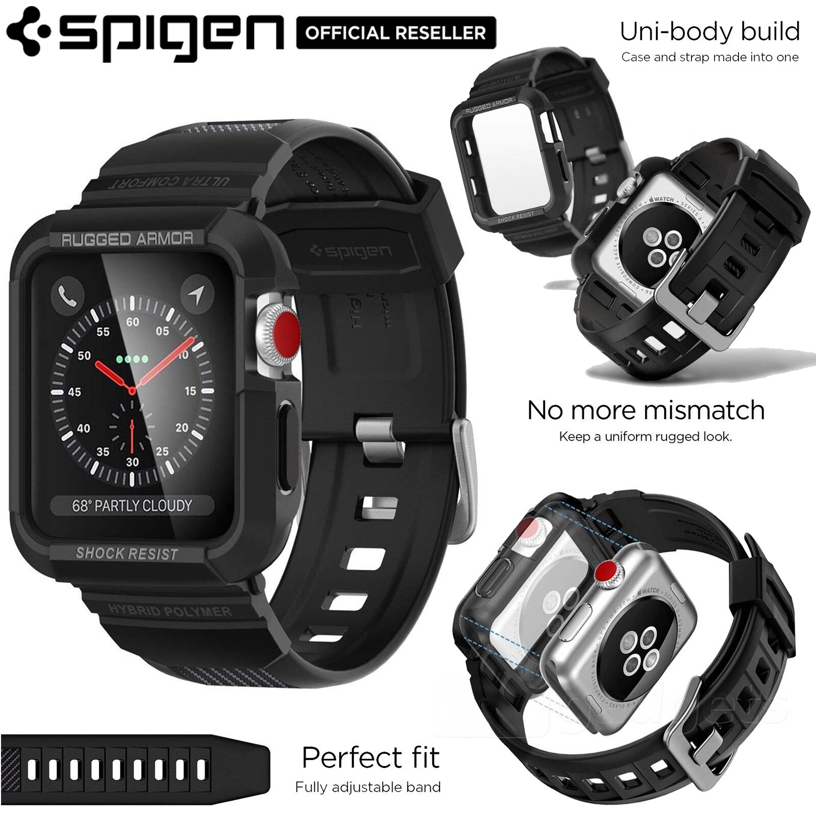 Armor Pro Apple Series Cover Spigen Rugged Armor Apple Watch