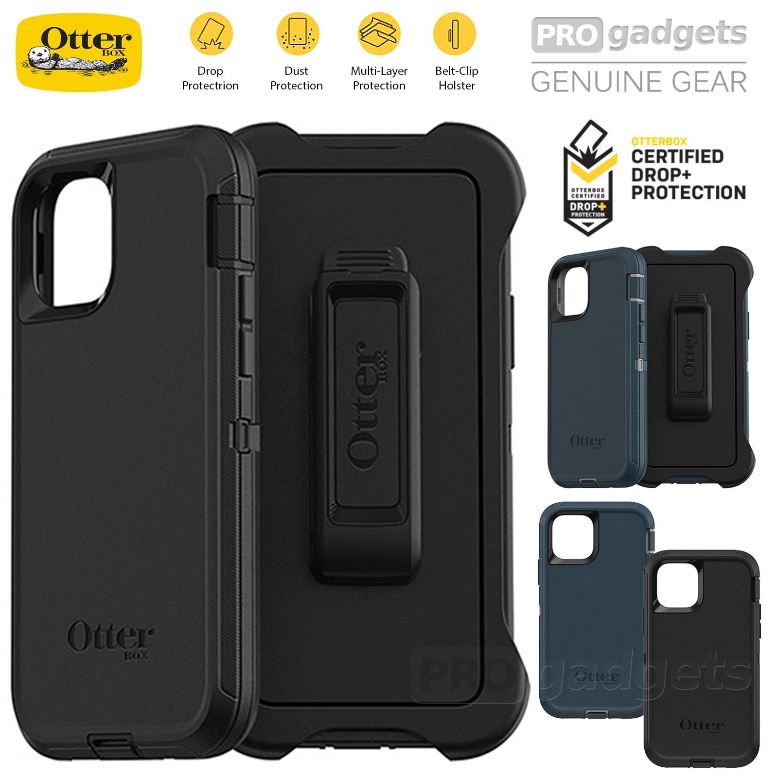 iPhone 11 Pro Max Case, Genuine OTTERBOX Defender Rugged Tough Hard