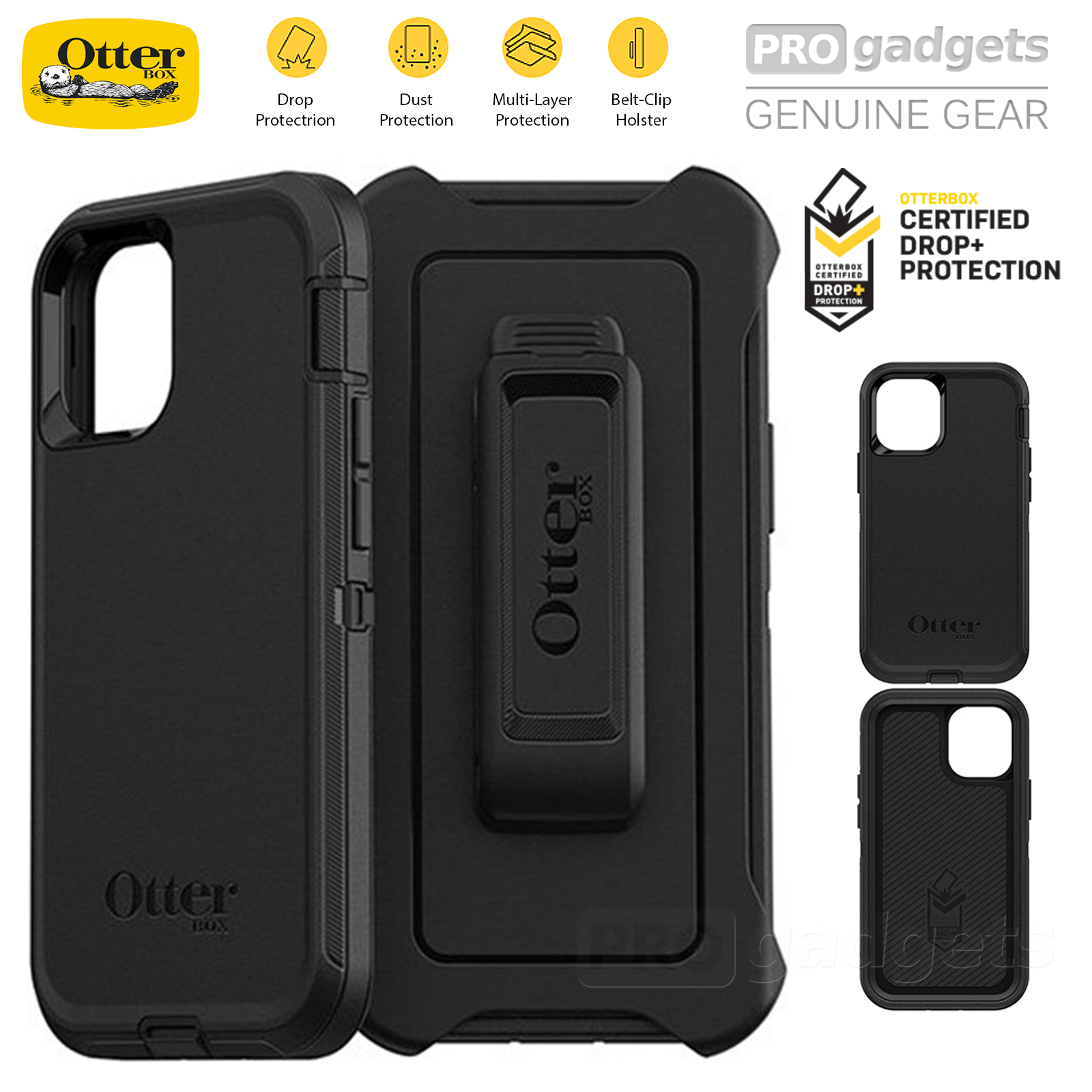 Genuine OTTERBOX Defender Rugged Tough Hard Cover for Apple iPhone 12 Pro Max (6.7inch) Case