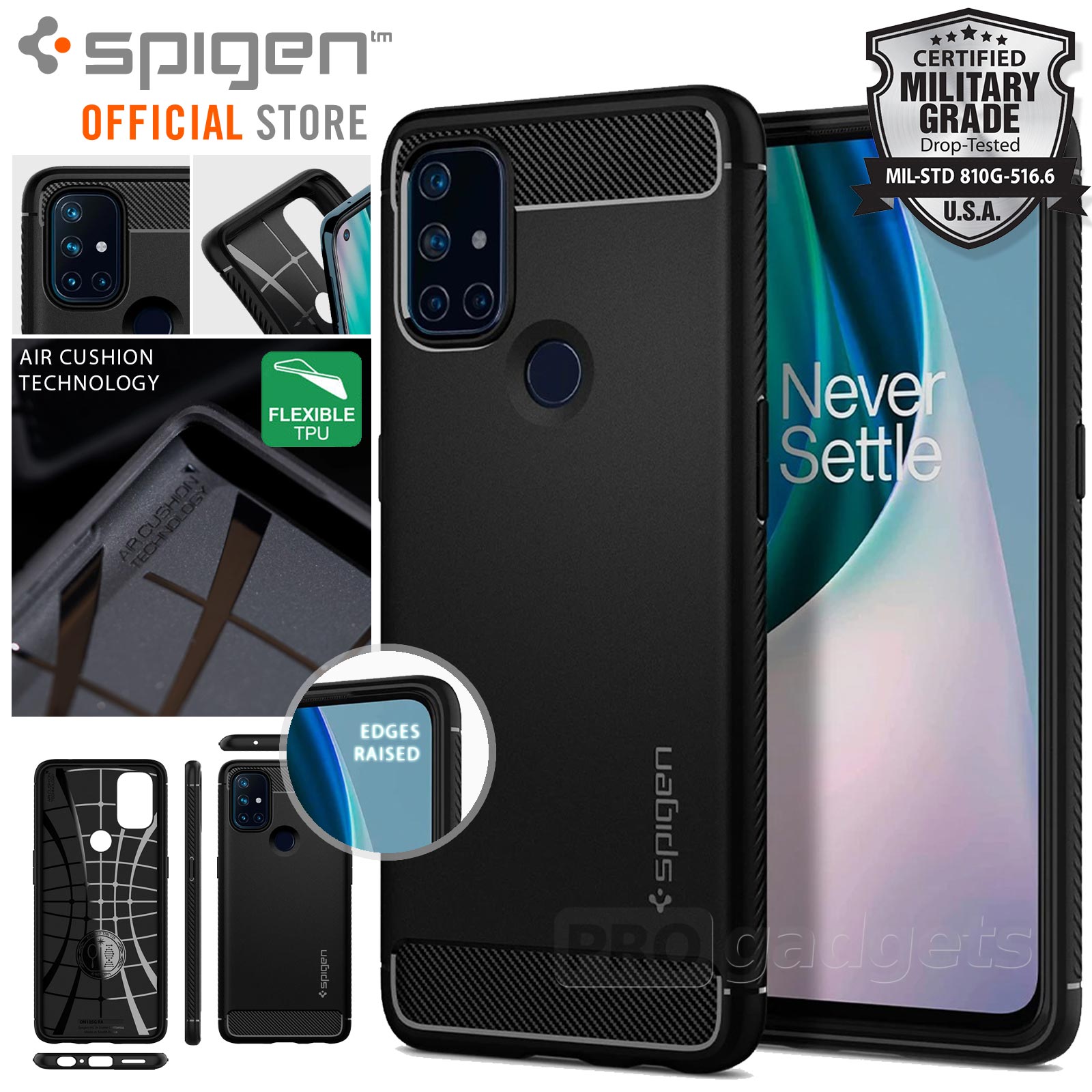 Spigen Rugged Armor Case For Oneplus Nord N10 5G