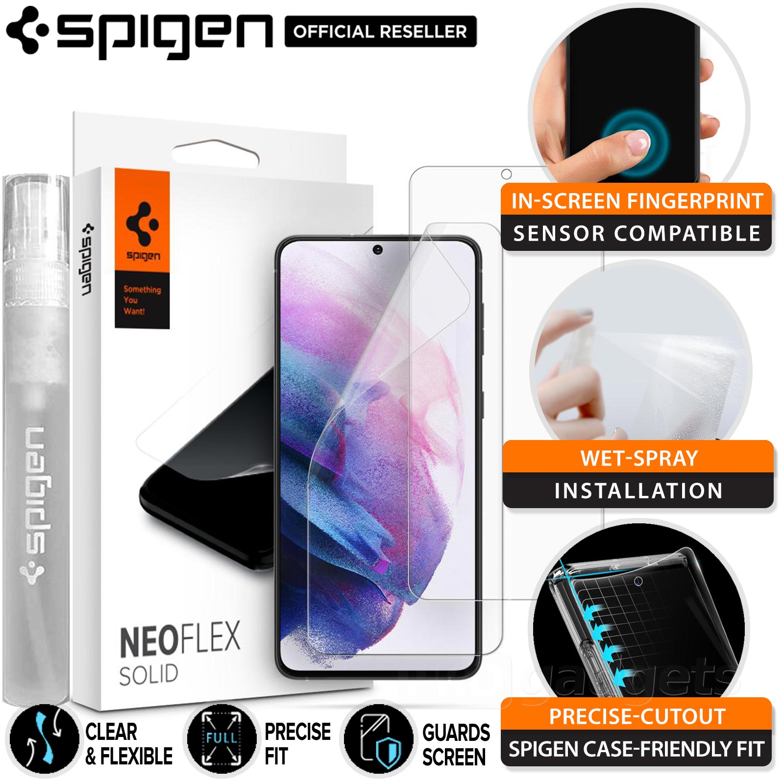 SPIGEN Neo Flex 2PCS Screen Protector for Galaxy S21