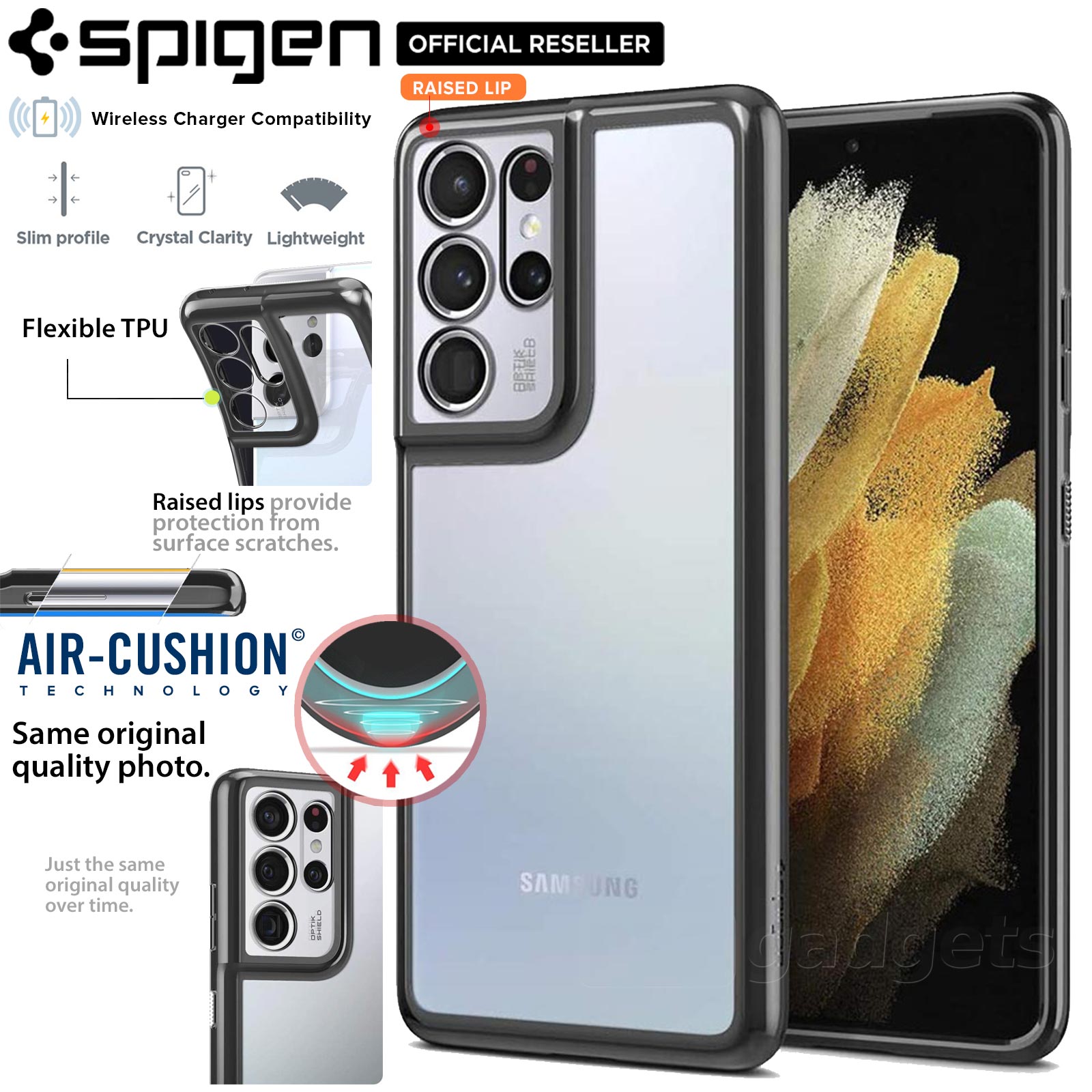 SPIGEN Optik Crystal Case for Galaxy S21 Ultra