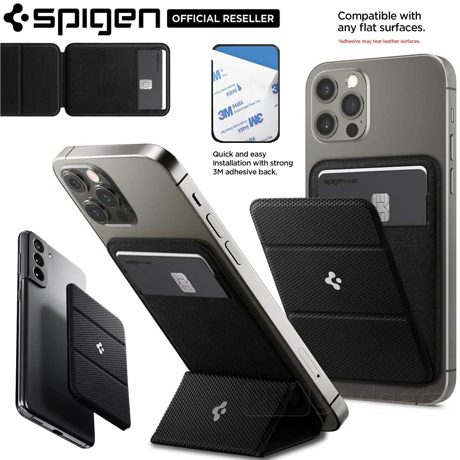 SPIGEN Card Holder Smart Fold Wallet for Universal