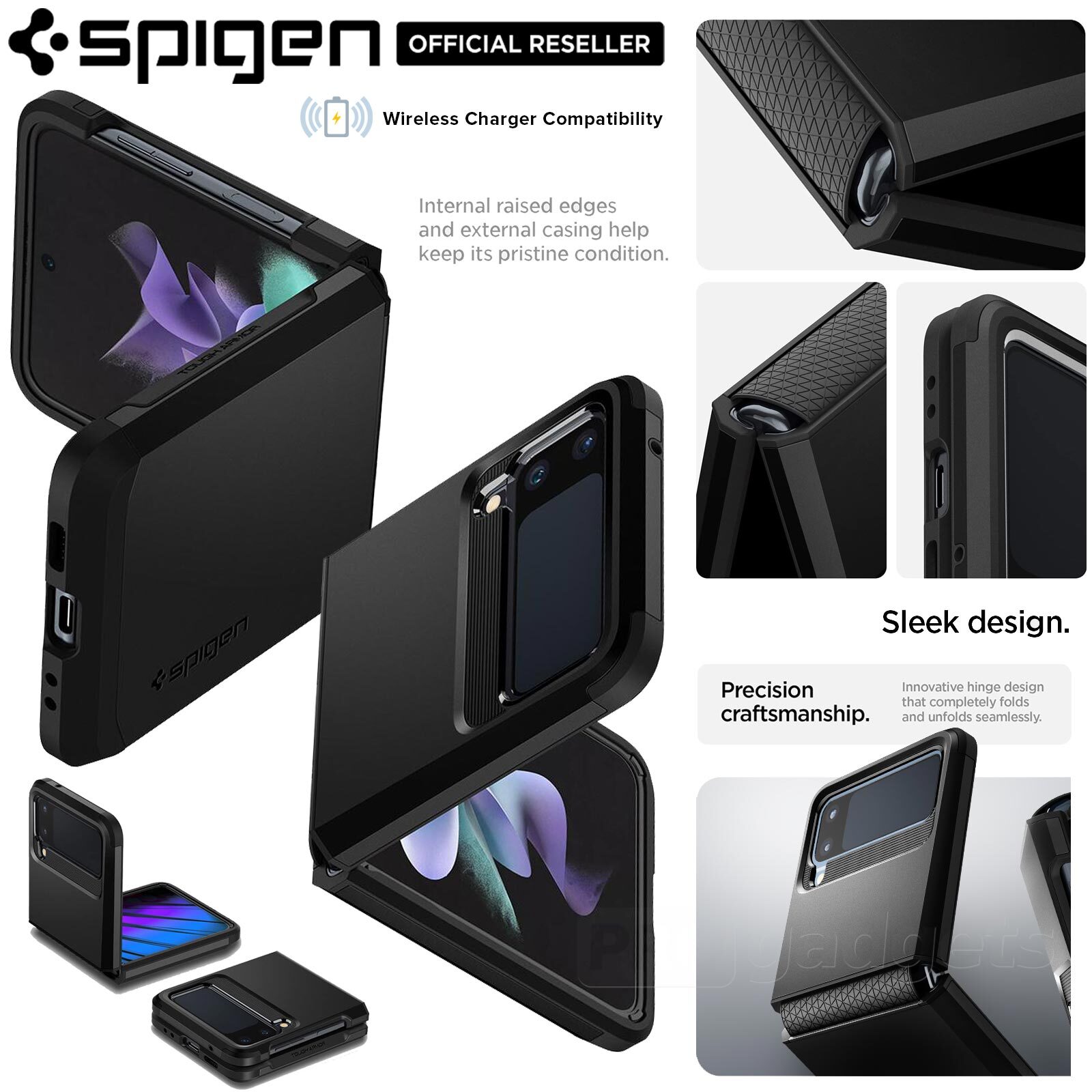 SPIGEN Tough Armor Case for Galaxy Z Flip 3