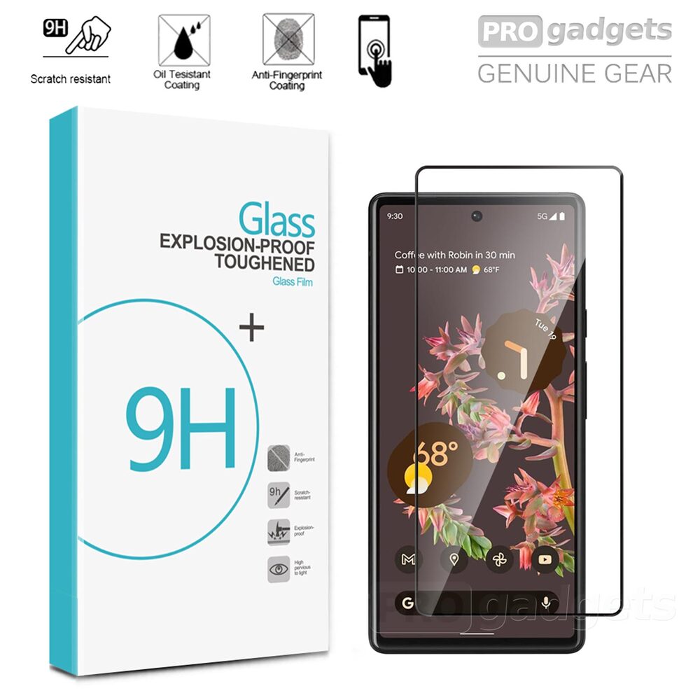 Full Cover Tempered Glass Screen Protector for Google Pixel 6a