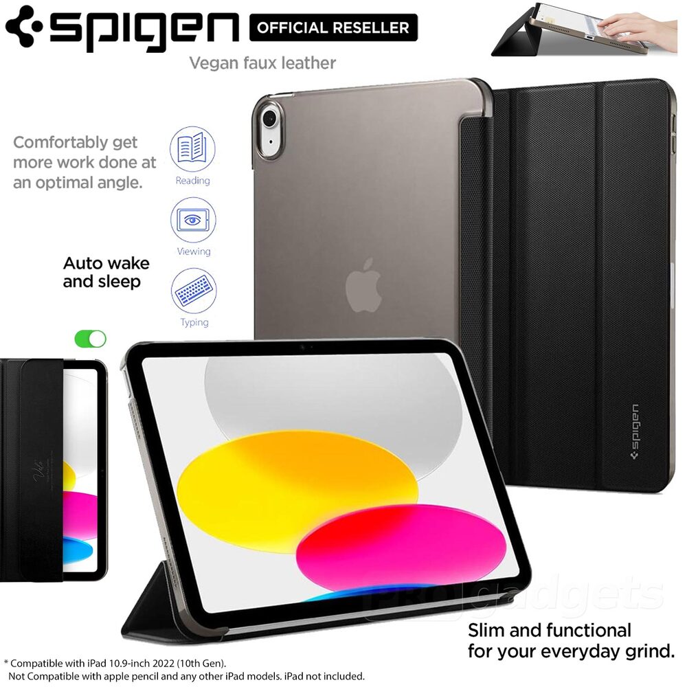 SPIGEN Liquid Air Folio Case for iPad 10.9 2022 10th Gen