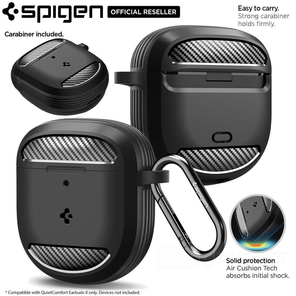 SPIGEN Rugged Armor Case for QuietComfort Ultra / Earbuds II