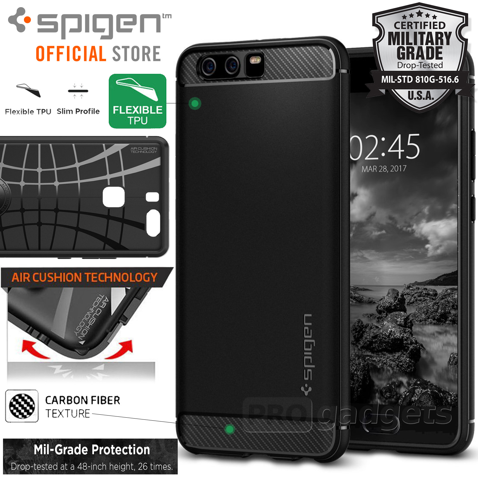 custodia spigen huawei p10 plus custodia spigen huawei p10 plus