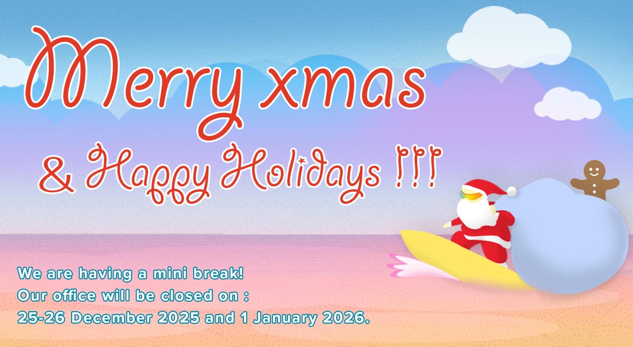 Xmas & New Year 2025-2026