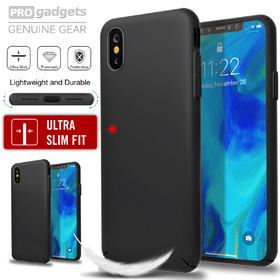 ALL-ROUND PROTECTION Durable Ultra Thin Exact-Fit Slim Hard Premium Cover for Apple iPhone X