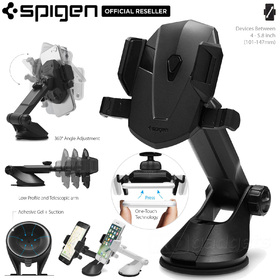 Car Mount Cradle Holder Dock, Genuine Spigen Kuel AP12T (TS35) for Universal/iPhone/Galaxy
