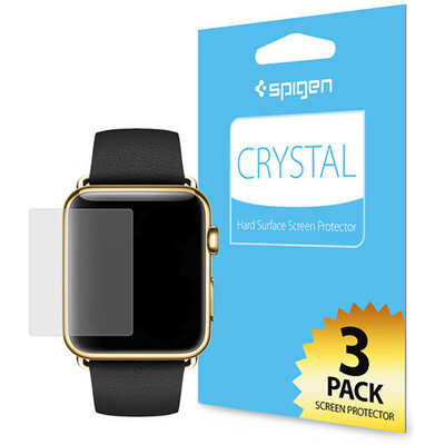 FOR Apple Watch Screen Protector, Genuine SPIGEN Screen Guard for 38mm/42mm [Size: 38mm] -  SGP11482