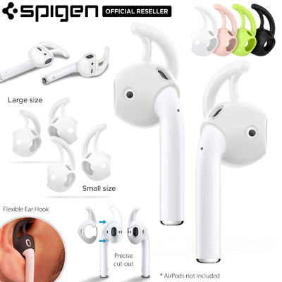 AirPods Ear Hook Cover, Spigen TEKA Silicone Earhooks Holder for Apple Air Pods