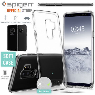 Galaxy S9 Plus Case, Genuine SPIGEN Slim Liquid Crystal Soft Cover for Samsung