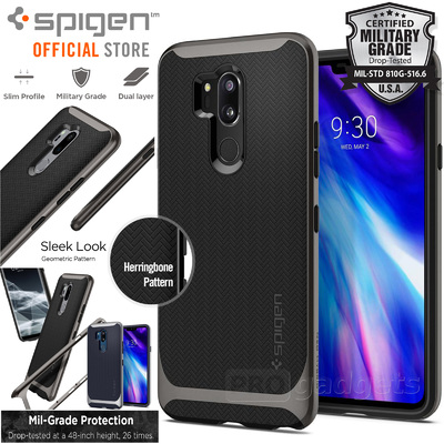 LG G7 ThinQ Case, Genuine SPIGEN Dual Layer Neo Hybrid Bumper Cover for LG