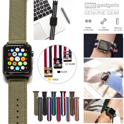 Southern Straps Durable Nylon Band for Apple Watch Series 8/7/6/SE/5/4/3/2/1 (41/40/38mm)