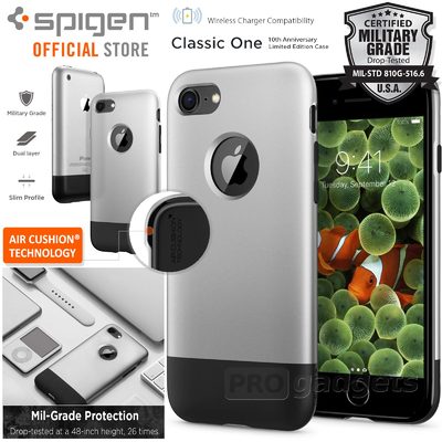 iPhone 8 / 7 Case, Genuine SPIGEN Dual Layer Air Cushion Classic One Cover for Apple