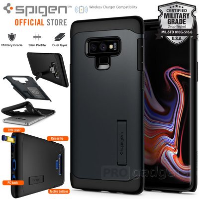 Galaxy Note 9 Case Genuine SPIGEN Slim Armor Heavy Duty Cover for Samsung