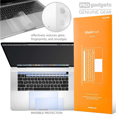 Genuine UPPERCASE GhostCover Touch Bar Track Pad Protector Macbook Pro 13" 2016+  