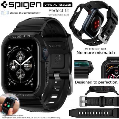 Spigen Durapro Flex Designed for Apple Watch Band for Apple Watch Ultra 49mm, Series 8/7 45mm, Series SE2/6/SE/5/4 44mm and Series 3/2/1 42mm