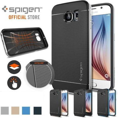 Galaxy S6 Edge Case Genuine Spigen Neo Hybrid Cover for Samsung S6 Edge unpackaged