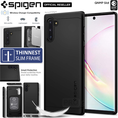Galaxy Note 10 Case, Genuine SPIGEN Thin Fit Classic Slim Hard Cover for Samsung