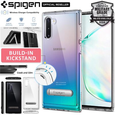 Galaxy Note 10 Case, Genuine SPIGEN Ultra Hybrid S Kickstand Cover for Samsung