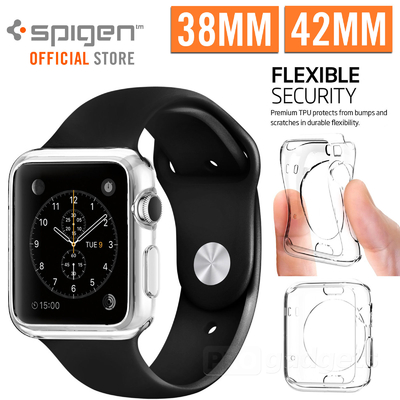 FOR Apple Watch Case, Genuine SPIGEN Liquid Crystal Clear Cover for 38mm/42mm