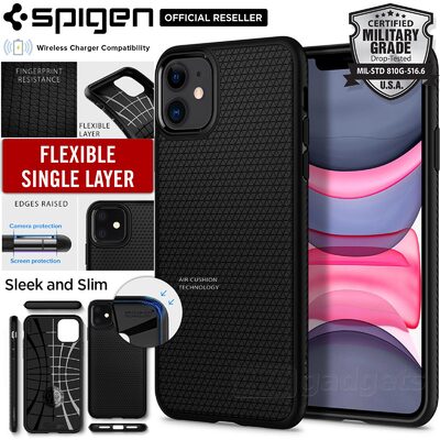 iPhone 11 Case, Genuine SPIGEN Soft TPU Liquid Air Armor Slim Cover for Apple