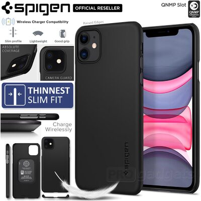 iPhone 11 Case, Genuine SPIGEN Ultra Thin fit Exact Fit Slim Hard Cover for Apple