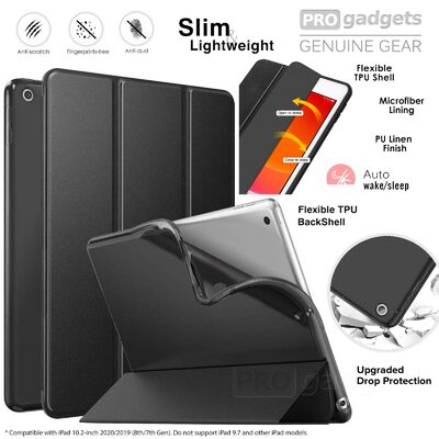 Genuine MoKo Frosted Soft Back Translucent Cover Apple iPad 10.2 2021 / 2020 / 2019 / 9th / 8th / 7th Gen