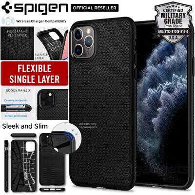 iPhone 11 Pro Case, Genuine SPIGEN Soft TPU Liquid Air Armor Slim Cover for Apple
