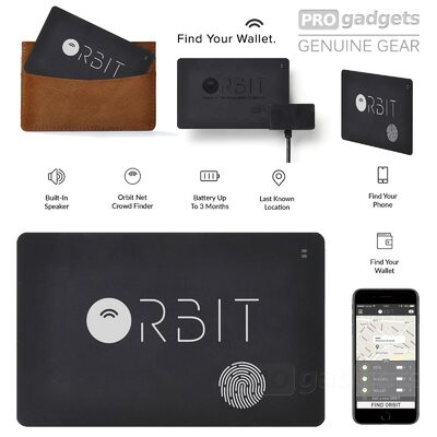 Genuine ORBIT Card Wallet Finder Bluetooth Tracker w/ Selfie Smartphone APP