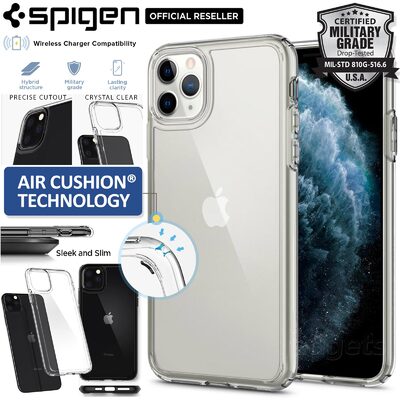 iPhone 11 Pro Max Case, Genuine SPIGEN Ultra Hybrid Air Cushion Bumper Cover for Apple