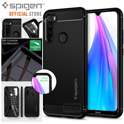 Xiaomi Redmi Note 8T Case Genuine SPIGEN Rugged Armor Resilient Ultra Soft Cover