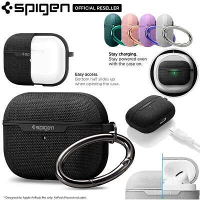 Genuine SPIGEN Urban Fit Hard Fabric Slim Cover Skin for Apple AirPods Pro Case