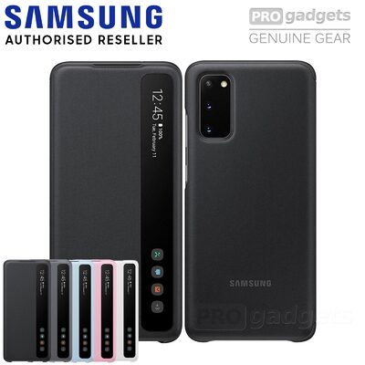 Genuine Original Samsung Galaxy S20 SM-G980/981 Clear View Cover Case
