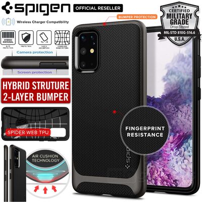 Galaxy S20 Plus Case, Genuine SPIGEN Neo Hybrid Dual Layer Premium Bumper TPU Cover for Samsung