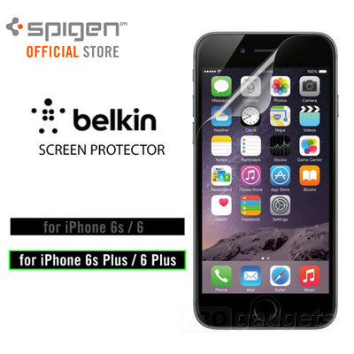 Genuine Belkin Trueclear 3 PACK Screen Protector for iPhone 6s Plus / 6 Plus