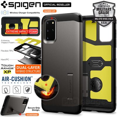 Galaxy S20 Plus Case, Genuine SPIGEN Tough Armor XP Impact Shock Proof Kickstand Hard Cover for Samsung