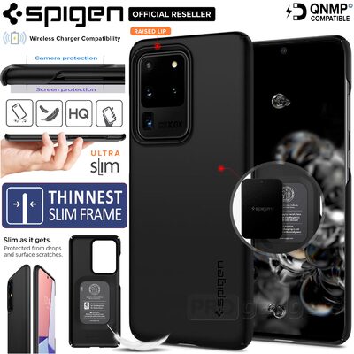 Galaxy S20 Ultra 5G Case, Genuine SPIGEN Thin Fit Exact Fit Ultra Slim Hard Cover for Samsung