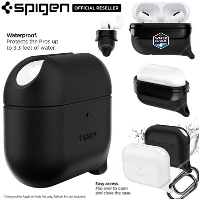 SPIGEN Slim Armor IP Waterproof Resistance Case for AirPods Pro 1 (2019) / 2 (2022/2023) (USB-C/Lightening Cable)