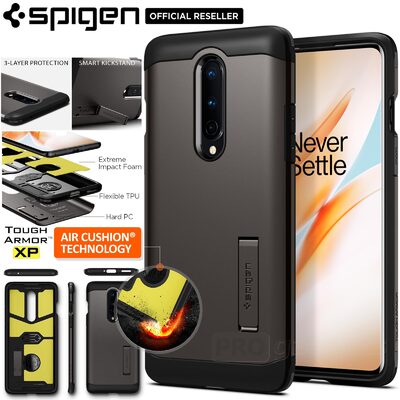 Genuine SPIGEN Heavy Duty Tough Armor Kickstand Hard Cover for OnePlus 8 Case