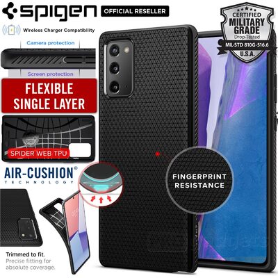 Genuine SPIGEN Liquid Air Soft TPU Armor Slim Cover for Samsung Galaxy Note 20 Case