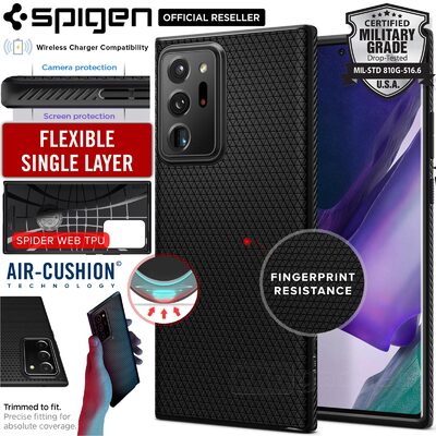 Genuine SPIGEN Liquid Air Soft TPU Armor Slim Cover for Samsung Galaxy Note 20 Ultra Case