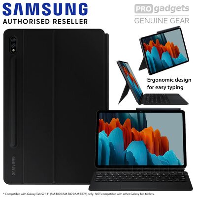 Genuine Original SAMSUNG Galaxy Tab S7 11.0 Bluetooth Book Cover Keyboard Case