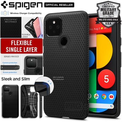 Genuine SPIGEN Liquid Air Armor Shockproof Soft Cover for Google Pixel 5 Case
