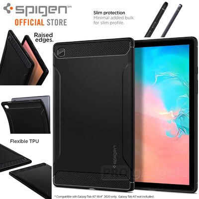 Genuine SPIGEN Rugged Armor Slim Soft Cover for Samsung Galaxy Tab A7 10.4 Case