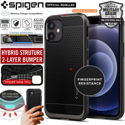 Genuine SPIGEN Neo Hybrid Dual Layer Premium Bumper TPU Cover for Apple iPhone 12 mini (5.4-inch) Case