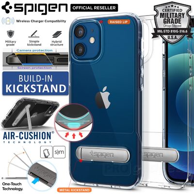 Genuine SPIGEN Slim Armor Essential S Hard Clear Cover for Apple iPhone 12 mini (5.4-inch) Case